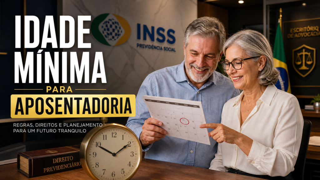 Advogado explicando qual é a idade mínima para se aposentar atualmente.